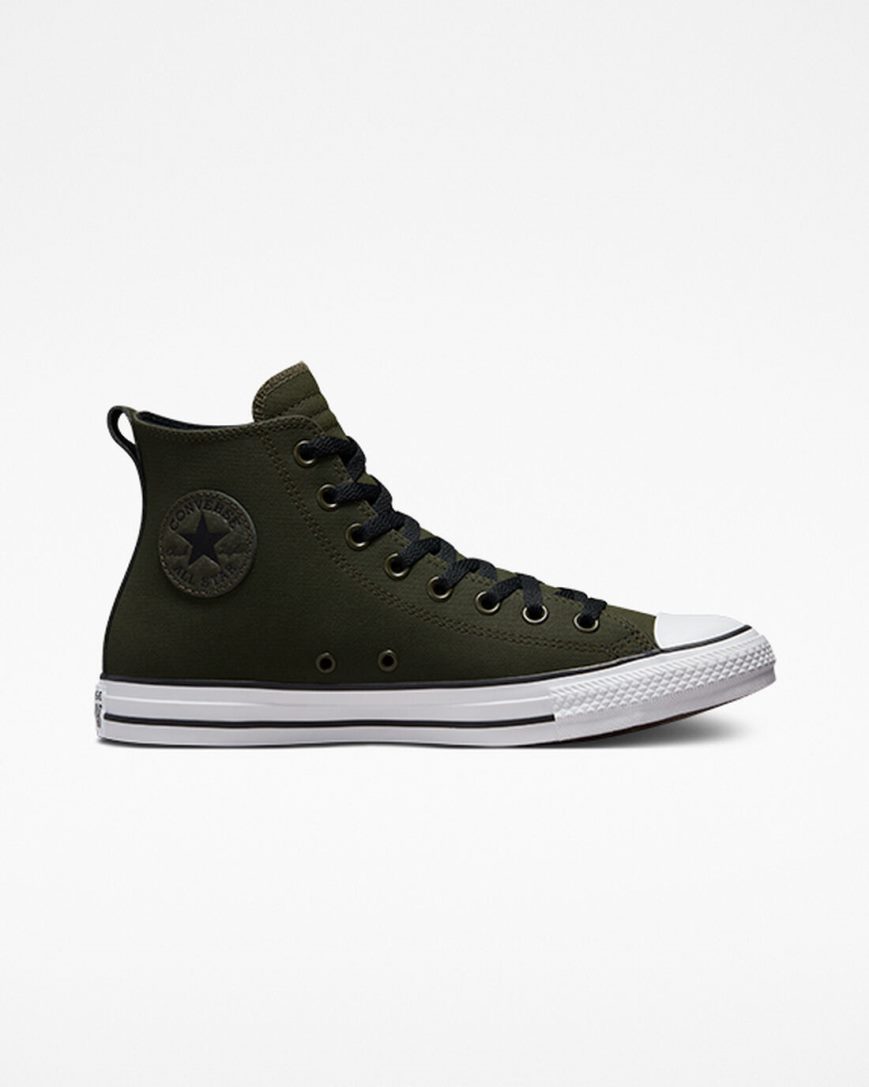 Women\'s Converse Chuck Taylor All Star TecTuff High Top Shoes Olive / Green / White / Black | AU 50C69X
